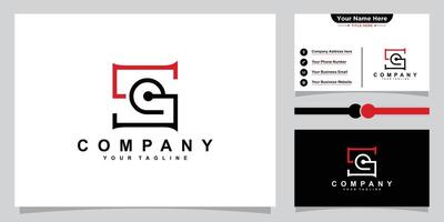 Alphabet letters Initials Monogram logo ES, SE initial vector