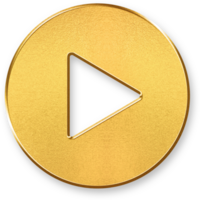 Gold Icon 3D Glossy Golden Camera Symbol with Metallic Shine and Shadowed Effect for Filming, Streaming, Content, and Digital Media Projects png