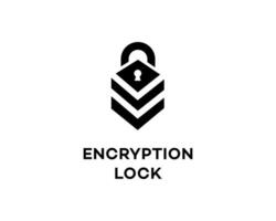 Layered Encryption Lock Security Data Protection System Symbol vector
