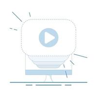 frame with empty content. No Available or No Content Yet. Perfect for user interface placeholder, mobile app, website or maintenance page. minimalist design illustration. vector