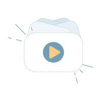 frame with empty content. No Available or No Content Yet. Perfect for user interface placeholder, mobile app, website or maintenance page. minimalist cartoon design illustration. vector