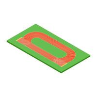 Interval Running Track Illustration vector