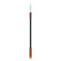 Spear Weapon Game Isometric vector