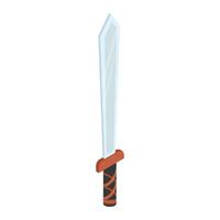 Sword Fantasy Game Isometric vector