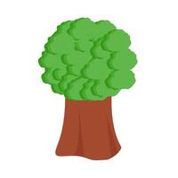 Ancient Tree Isometric vector