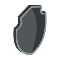 Iron Shield Isometric vector