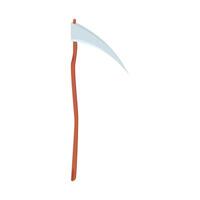 Medieval Sickle Isometric vector