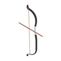 Bow and Arrow Isometric vector