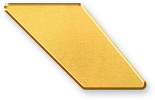 Gold Tilde Icon 3D Glossy Golden Symbol with Metallic Shine and Shadowed Style for Approximation, Mathematical Notation, Text Formatting, and Command Line Interfaces png