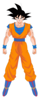 High-quality image of Son Goku, the Saiyan warrior png