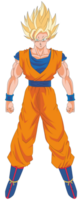Super Saiyan 2 Goku Character Illustration png