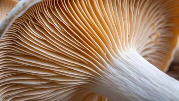 Mushroom Gills Detailed Close-Up for Nature Enthusiasts and Botanical Researchers Exploring Fungal Structures in High Resolution Photography mushroom photo