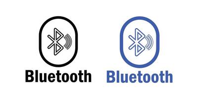 Bluetooth icon sheet, simple trendy flat style line. vector