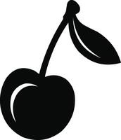 minimal cherry design, vector