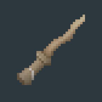 magic wand in pixel art style with isolated background