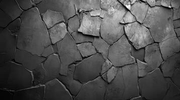 Faded and chipped wall paint showcasing rustic charm with natural wear and tear characteristics. photo