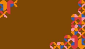 Abstract geometric design in warm colors perfect for vibrant backgrounds or modern digital artwork. Ideal for dynamic and creative projects. vector