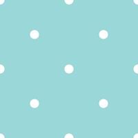 Repeating pattern of white circles evenly spaced on a light blue background vector