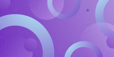 Abstract colorful purple circle 3D background. Simple Circle shapes pattern design. vector