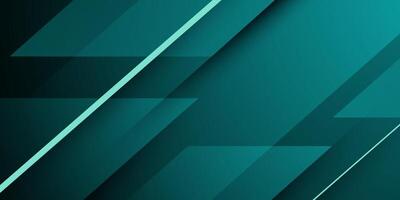 Abstract dark green overlap 3D background. Simple background with shadow and lines pattern. vector