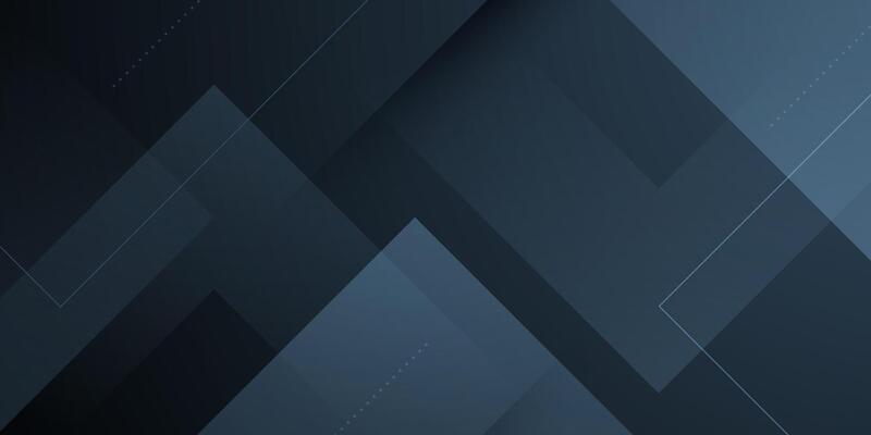 Abstract dark gray overlap square background. Simple and trendy shapes pattern with shadow and lines.