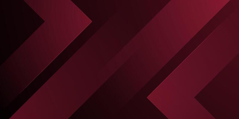 Abstract dark red triangle arrow background. Overlap shapes trendy pattern design.