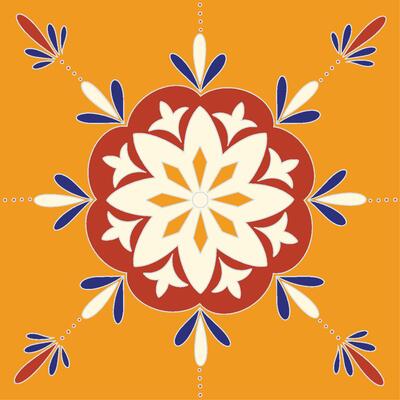 Colorful tile collection