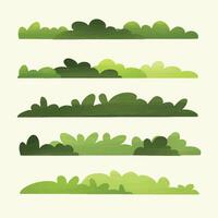 Elements set grass vector