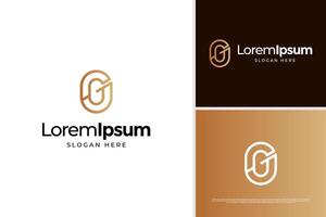 Letter G elegant logo design template vector