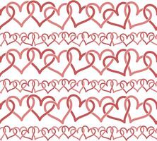 Background with hearts. vector