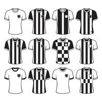 Simple Soccer Uniform Designs. vector