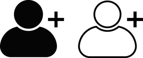 add to friends icons. people collection symbol. avatar icon set. Profile icons. new user signs vector