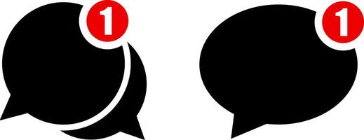 Chat message notification icon. Send sms sign. Received messages. envelope icon symbol vector