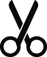 Scissors icons set. Open barber, school, office symbol. Paper dash cut mark. Hairdressing sign business concept vector