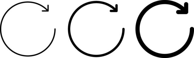 Reload icon. Arrow sign icon refresh. repeat icons. Loading recycle sign. repeat symbols vector