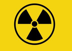 Radiation icon set. warning of dangerous radiation. Nuclear icons. Radiology icon emblem. ionizing radio in circle vector