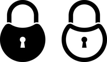 locked icon set. Locked icon with star. Password protected. padlock sign. Security shield symbols vector