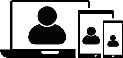 conference icon set. wireless connection. Containing seminar teamwork. remote meeting. online meeting vector