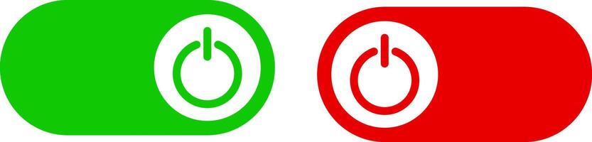 power icon set. Start button. Stop sign. logo concept of powers button. Turn off symbol vector