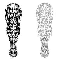 Bold Inkblot Style Graphics vector