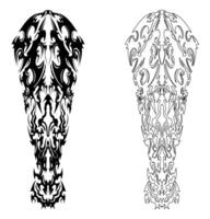 Stylized Graphic Motif vector