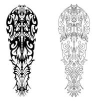 Dynamic Tribal Mark Duo vector