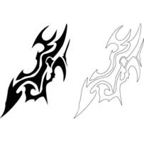 Tribal Design Tatto and Ornament vector