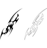 Edgy Geometric Swirls vector