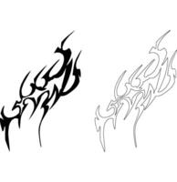 Dynamic tatto Shape vector