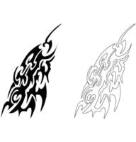 Sharp Edged Graphic Element vector