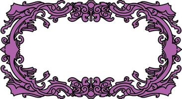 Plum Decorative Outline vector
