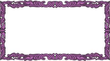 Mauve Ornamental Trim vector