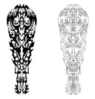 Sharp Abstract Glyph Set vector