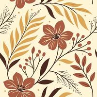 -seamless-hand-painted-Abstract Wall Design with Soft Watercolor Texture Elements-floral-and-leafy.eps vector